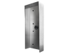 Doorbird D2104/5/6V PH, Protective Hood for DoorBird D2104V/D2105V/D2106V, stainless steel V4A (salt-water and grinding dust resistant), brushed, for in use with surface-mounting housing, Part# 423871298