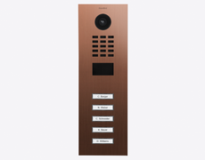 Doorbird  D2105V, IP VIDEO DOOR STATION, Bronze-finish as PVD coating, stainless steel, brushed, Part# 423871342