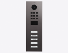 Doorbird D2105V, IP VIDEO DOOR STATION, Titanium-finish as PVD coating, stainless steel, brushed, Part# 423871359