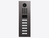 Doorbird D2106V, IP VIDEO DOOR STATION, Titanium-finish as PVD coating, stainless steel, brushed, Part# 423871397