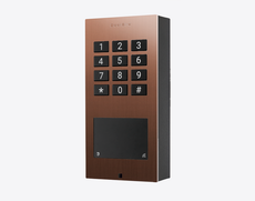Doorbird A1121-S, A1121 SURFACE-MOUNT IP ACCESS CONTROL DEVICE, Bronze-finish as PVD coating, stainless steel, brushed, Part# 423872042