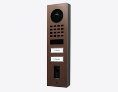 Doorbird D1102FV-S, FINGERPRINT 50 SURFACE-MOUNT IP VIDEO DOOR STATION, Architectural bronze, Part# 423873544