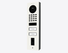 Doorbird D1102FV-S, FINGERPRINT 50 SURFACE-MOUNT IP VIDEO DOOR STATION, RAL 9016, stainless steel, powder-coated, semi-gloss, Part# 423873568