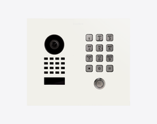 Doorbird D1101KH-C-F,  CLASSIC FLUSH-MOUNT IP VIDEO DOOR STATION, RAL 9016, stainless steel, powder-coated, semi-gloss, Part# 423873612