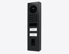 Doorbird D1102FV-S, FINGERPRINT 50 SURFACE-MOUNT IP VIDEO DOOR STATION, Graphite black (Raven Polar), powder-coated, semi-gloss, Part# 423874169