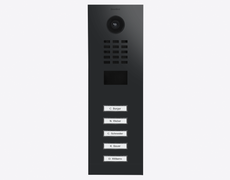 Doorbird D2105V, IP VIDEO DOOR STATION, Graphite black (Raven Polar), powder-coated, semi-gloss, Part# 423874381