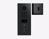 Doorbird D2101FV,  EKEY IP VIDEO DOOR STATION, stainless steel V2A, powder-coated, semi-gloss, Graphite black (Raven Polar), Part# 423874442