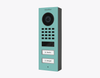 Doorbird D1102V-S, SURFACE-MOUNT IP VIDEO DOOR STATION, RAL 6027, stainless steel, powder-coated, semi-gloss, Part# 423878570