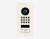Doorbird D1101V-F, FLUSH-MOUNT IP VIDEO DOOR STATION, RAL 9010, stainless steel, powder-coated, semi-gloss, Part# 423878785