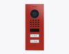 Doorbird D1102V-F, FLUSH-MOUNT IP VIDEO DOOR STATION, RAL 3000, stainless steel, powder-coated, semi-gloss, Part# 423878891