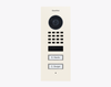 Doorbird D1102V-F, FLUSH-MOUNT IP VIDEO DOOR STATION,  RAL 9010, stainless steel, powder-coated, semi-gloss, Part# 423878969
