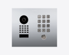 Doorbird D1101KH-C-F, CLASSIC FLUSH-MOUNT IP VIDEO DOOR STATION, Chrome-finish as PVD coating, stainless steel V4A, high-gloss polished, Part# 423879836
