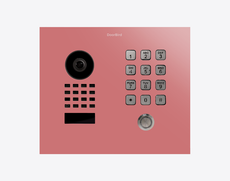 Doorbird D1101KH-C-F, CLASSIC FLUSH-MOUNT IP VIDEO DOOR STATION, RAL 3014, stainless steel, powder-coated, semi-gloss, Part# 423879928