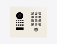 Doorbird D1101KH-C-F, CLASSIC FLUSH-MOUNT IP VIDEO DOOR STATION, RAL 9010, stainless steel, powder-coated, semi-gloss, Part# 423879980