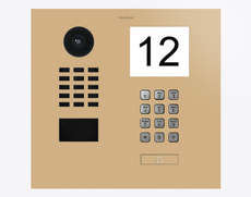 Doorbird D2101IKH, IP VIDEO DOOR STATION, RAL 1001, stainless steel, powder-coated, semi-gloss, Part# 423883369