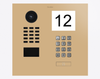 Doorbird D2101IKH, IP VIDEO DOOR STATION, RAL 1001, stainless steel, powder-coated, semi-gloss, Part# 423883369