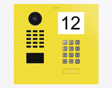 Doorbird D2101IKH, IP VIDEO DOOR STATION, RAL 1016, stainless steel, powder-coated, semi-gloss, Part# 423883390