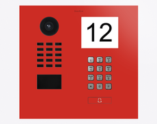 Doorbird D2101IKH, IP VIDEO DOOR STATION, RAL 3028, stainless steel, powder-coated, semi-gloss, Part# 423883475