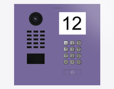 Doorbird D2101IKH, IP VIDEO DOOR STATION,  RAL 4005, stainless steel, powder-coated, semi-gloss, Part# 423883499