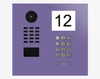 Doorbird D2101IKH, IP VIDEO DOOR STATION,  RAL 4005, stainless steel, powder-coated, semi-gloss, Part# 423883499