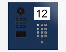 Doorbird D2101IKH, IP VIDEO DOOR STATION, RAL 5013, stainless steel, powder-coated, semi-gloss, Part# 423883550