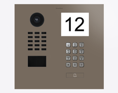 Doorbird D2101IKH, IP VIDEO DOOR STATION, RAL 7006, stainless steel, powder-coated, semi-gloss, Part# 423883659