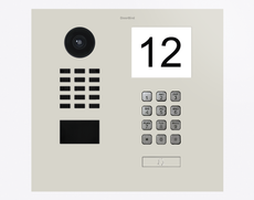 Doorbird D2101IKH, IP VIDEO DOOR STATION, RAL 9002, stainless steel, powder-coated, semi-gloss, Part# 423883765
