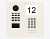 Doorbird D2101IKH, IP VIDEO DOOR STATION, RAL 9010, stainless steel, powder-coated, semi-gloss, Part# 423883796