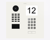 Doorbird D2101IKH, IP VIDEO DOOR STATION, RAL 9016, stainless steel, powder-coated, semi-gloss, Part# 423883802