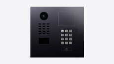 Doorbird D2101KH, Titanium-finish as PVD coating, stainless steel V4A, high-gloss polished, Part# 423883864