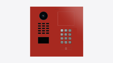 Doorbird D2101KH, IP VIDEO DOOR STATION, RAL 3000, stainless steel, powder-coated, semi-gloss, Part# 423883956