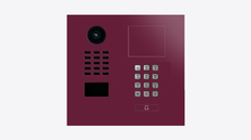 Doorbird D2101KH, IP VIDEO DOOR STATION, RAL 4004, stainless steel, powder-coated, semi-gloss, Part# 423883994