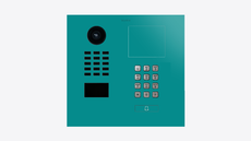 Doorbird D2101KH, IP VIDEO DOOR STATION, RAL 5018, stainless steel, powder-coated, semi-gloss, Part# 423884076