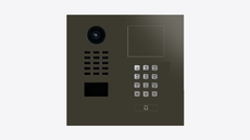 Doorbird D2101KH, IP VIDEO DOOR STATION, RAL 6006, stainless steel, powder-coated, semi-gloss, Part# 423884106