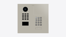 Doorbird D2101KH, IP VIDEO DOOR STATION, RAL 7044, stainless steel, powder-coated, semi-gloss, Part# 423884212