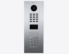 Doorbird D2101KV, IP VIDEO DOOR STATION, Chrome-finish as PVD coating, stainless steel V4A, high-gloss polished, Part# 423884366