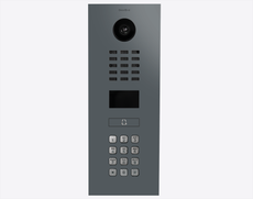 Doorbird D2101KV, IP VIDEO DOOR STATION, RAL 7011, stainless steel, powder-coated, semi-gloss, Part# 423884687