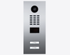 Doorbird D2102V, IP VIDEO DOOR STATION, Chrome-finish as PVD coating, stainless steel V4A, high-gloss polished, Part# 423885387