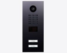 Doorbird D2102V, IP VIDEO DOOR STATION, Titanium-finish as PVD coating, stainless steel V4A, high-gloss polished, Part# 423885394