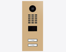 Doorbird D2102V, IP VIDEO DOOR STATION, RAL 1001, stainless steel, powder-coated, semi-gloss, Part# 423885400
