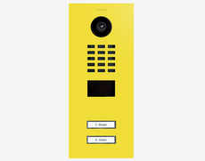 Doorbird D2102V, IP VIDEO DOOR STATION, RAL 1016, stainless steel, powder-coated, semi-gloss, Part# 423885431