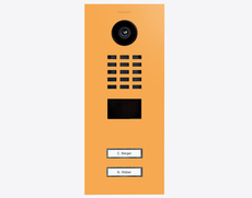 Doorbird D2102V, IP VIDEO DOOR STATION, RAL 1017, stainless steel, powder-coated, semi-gloss, Part# 423885448
