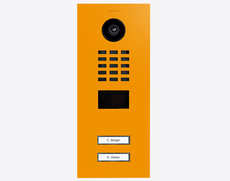 Doorbird D2102V, IP VIDEO DOOR STATION, RAL 1037, stainless steel, powder-coated, semi-gloss, Part# 423885455