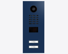 Doorbird D2102V, IP VIDEO DOOR STATION, RAL 5013, stainless steel, powder-coated, semi-gloss, Part# 423885592