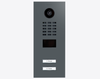 Doorbird D2102V, IP VIDEO DOOR STATION, RAL 7011, stainless steel, powder-coated, semi-gloss, Part# 423885707