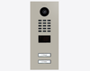 Doorbird D2102V, IP VIDEO DOOR STATION, RAL 7044, stainless steel, powder-coated, semi-gloss, Part# 423885745