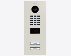 Doorbird D2102V, IP VIDEO DOOR STATION, RAL 9002, stainless steel, powder-coated, semi-gloss, Part# 423885806