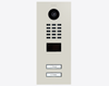 Doorbird D2102V, IP VIDEO DOOR STATION, RAL 9002, stainless steel, powder-coated, semi-gloss, Part# 423885806