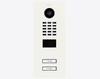 Doorbird D2102V, IP VIDEO DOOR STATION, RAL 9016, stainless steel, powder-coated, semi-gloss, Part# 423885844