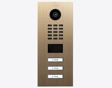 Doorbird D2103V,  IP VIDEO DOOR STATION, Real burnished brass, Part# 423885875